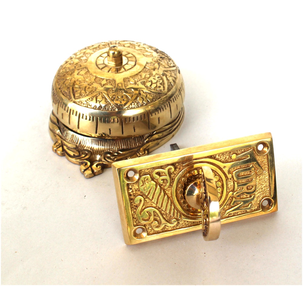 Antique Replica Non Electric Hand Crank Twist Door Bell